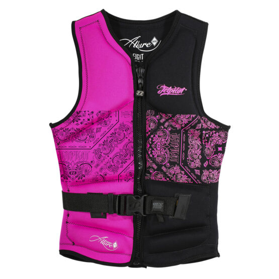 Allure Seg F/E Neo Ladies Vest Black/Pink JA5298