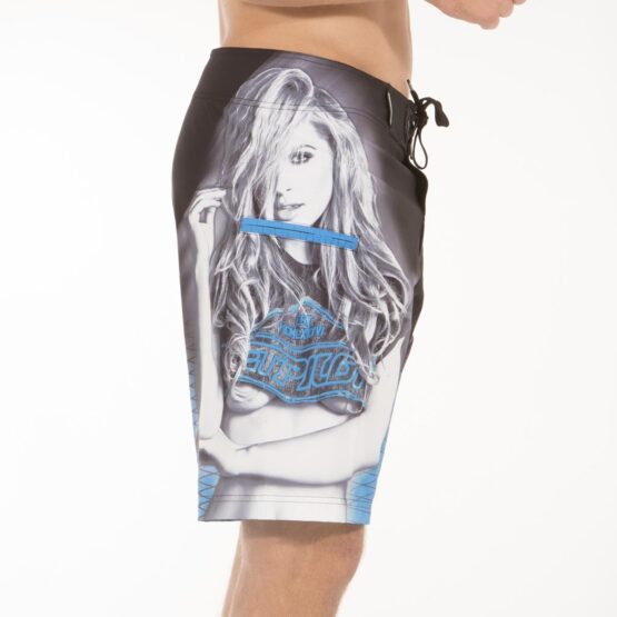 Entice Mens Boardie Black/Blue S15915 - Image 3