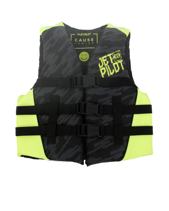 Cause Kids Nylon ISO 50N Vest Black/Yellow JA19332ISO