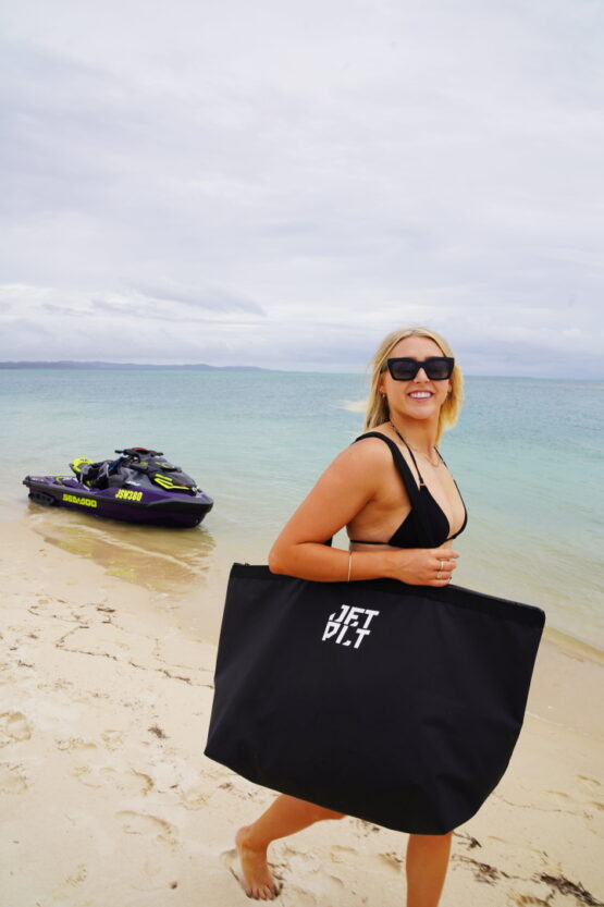Jetpilot Venture 80 Litre Oversized Dry Tote Black ACS22900 - Image 2